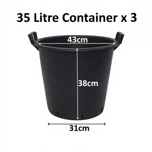 Vaso albero piante 3x35 - vaso,