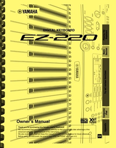 Yamaha 220 tastiera - ez-220,