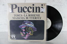 GIACOMO PUCCINI Tosca La Boheme Madama Butterfly 1980 Vinyl Vinile 33 Giri 12"