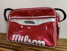 Borsa vintage rossa argento