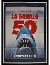 manifesto LO SQUALO jaws robert shaw scheider dreyfuss steven spielberg A446