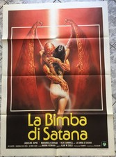 poster 2 sheet BIMBA DI SATANA baby doll Bianchi horror og Italy 1982