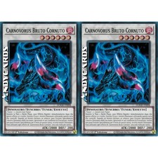 CARNOVORUS BRUTO CORNUTO 2x (Horned Brute Carnovorus) Super R • DOOD IT098 • 1Ed