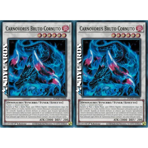 Carnovorus bruto cornuto - bruto, 2x