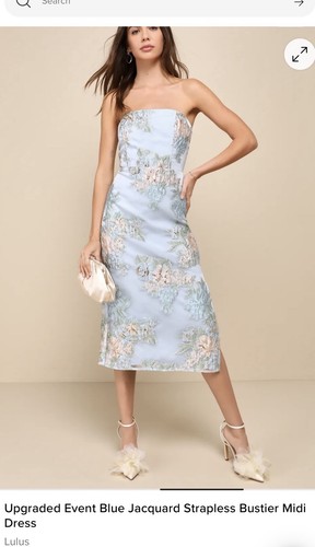 Abito midi lulus - midi, jacquard
