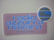 RARO ADESIVO RADIO AZZURRA