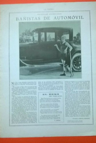 Pubblicità spagnola 1927 ford - pubblicità,
