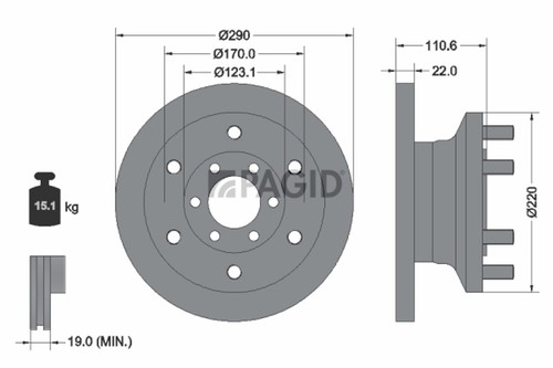 Dischi freno pagid 54754n - freno,