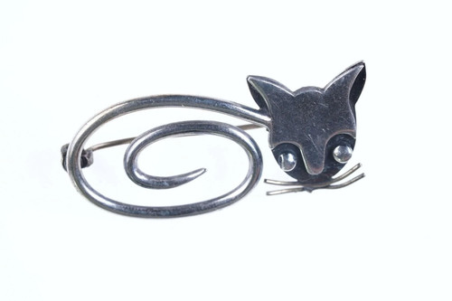 Spilla gatto vintage - , delfino