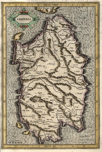 Sardegna originale incisione - originale,