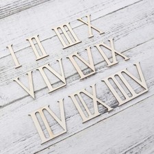 Numeri romani per fai da te orologio 30/50/70/90mm altezza con meccanismo