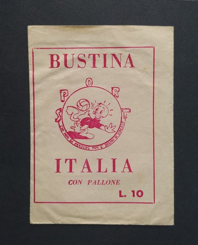Bustina figurine calcio 1960 - bustina,