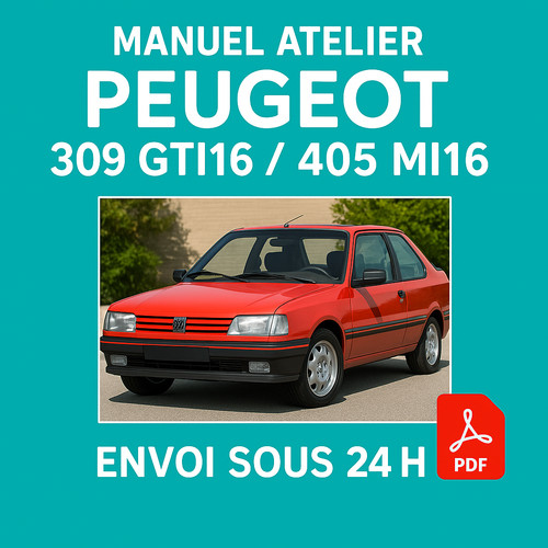 Manuel atelier peugeot - manuel, 309