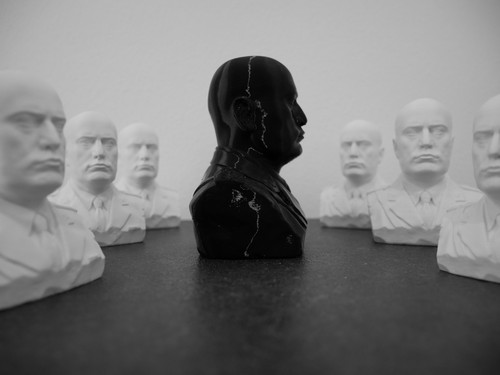Mussolini benito busto - benito, "nero