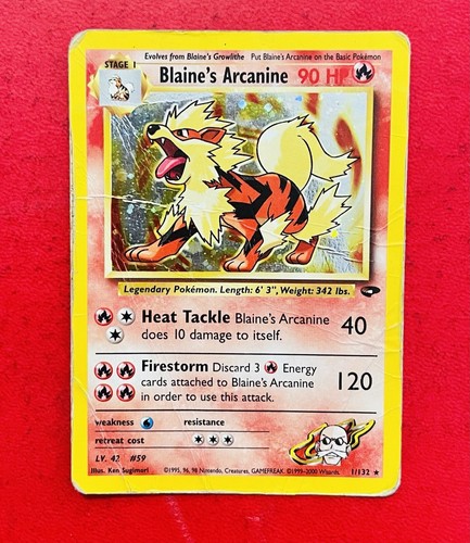 Lotto carte pokemon - carte, blaine’s