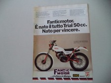 advertising Pubblicità 1979 MOTO FANTIC TRIAL 50 330