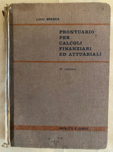Libro prontuario per calcoli