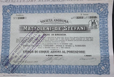 BRESCIA 1919  * MAZZOLENI DE'