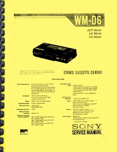 Sony walkman lettore - sony, wm-d6