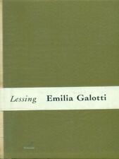 EMILIA GALOTTI PRIMA EDIZIONE  LESSING GOTTHOLD EPHRAIM EINAUDI 1961