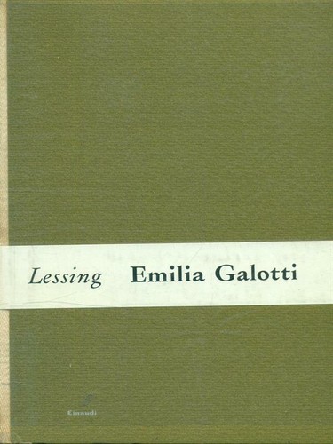 Emilia galotti prima edizione - galotti,