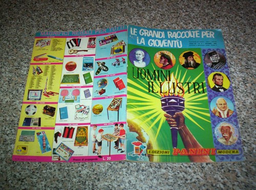 Album uomini illustri panini - album,