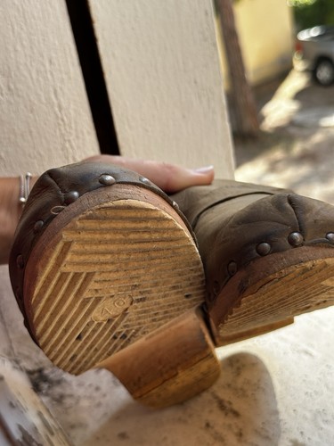 Zoccoletto giada borchiato - giada,