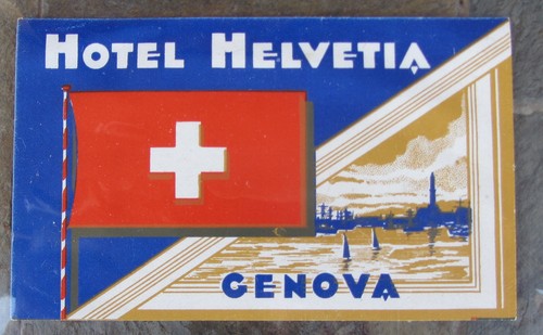 Anni old luggage label - old,