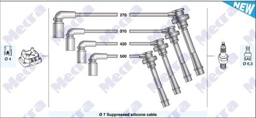 Kit cavi candele gonow - kit,