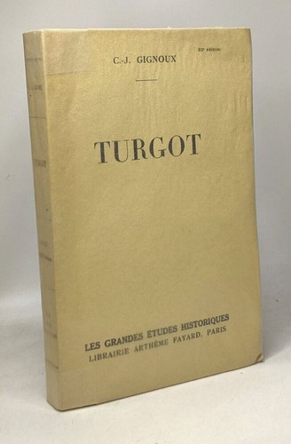 Turgot les grandes études - les,