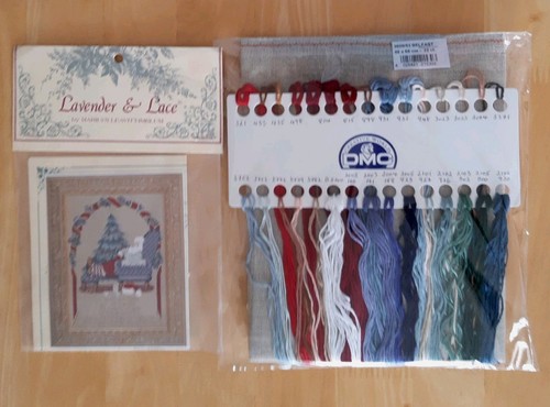 Kit punto croce babbo natale - croce,