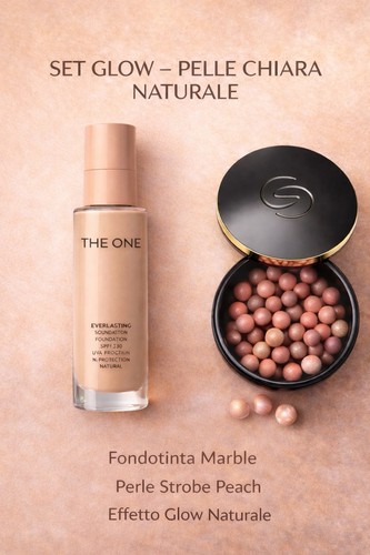 Set glow viso - viso, fondotinta
