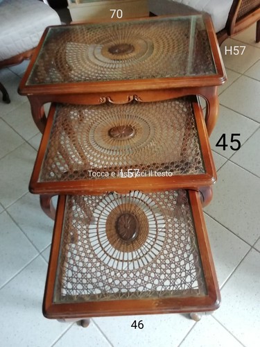Tris tavolini vintage - , in