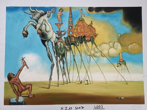 Dipinto moderno salvador dali - moderno,