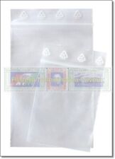 100 BUSTE TRASPARENTI IN POLIETILENE CON CHIUSURA GRIP f.to 220 x 310 mm.