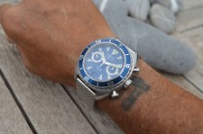 Eterna Full Set Super Kontiki Chronograph Manufacture Stainless Steel Flyback