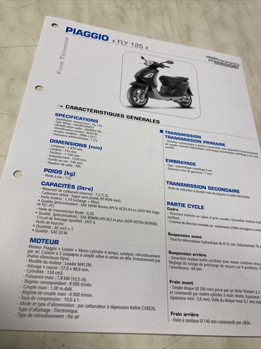 Piaggio scooter 125 - piaggio, fly