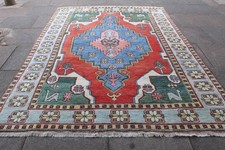 Tappeto grande vintage fatto a