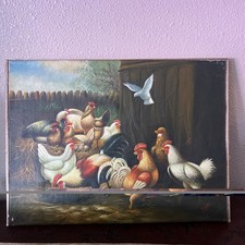 Quadro Edgar Hunt firmato olio