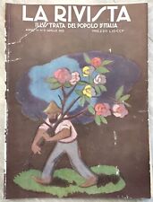 RIVISTA ILLUSTRATA POPOLO D'ITALIA 1926 RODI CORTONA ACCADEMIA AERONAUTICA