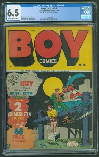 Boy comics cgc 6 - (1946), 6.5