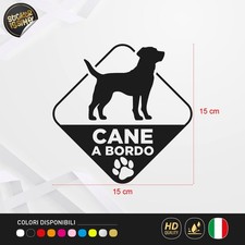 Adesivo Cane a Bordo in Vinile