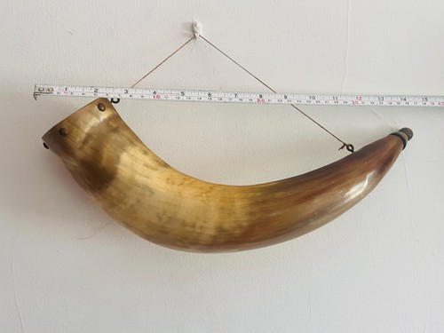 Vintage replica powder horn - vintage,