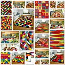 Tappeti multicolori moderni di