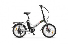 Argento Bicicletta Elettrica Pieghevole e-bike 20" - AR-BI-220003 Piuma Silver