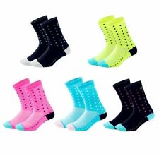 CALZE CALZINI DH SPORT CICLISMO BICI BICICLETTA STRADA MTB COLORATI TRASPIRANTI 