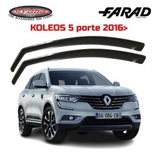 DEFLETTORI RENAULT KOLEOS (DAL 2016) 5 PORTE FARAD SET ANTIVENTO FUME' 14186M