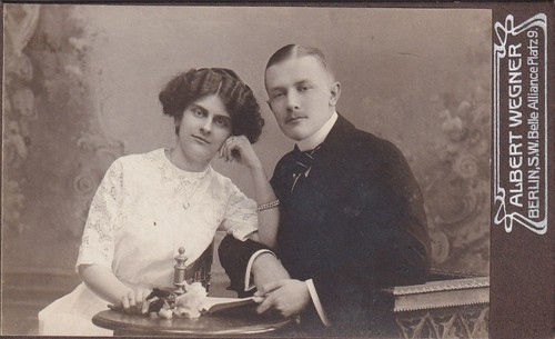 Albert wegner cdv ritratto - cdv,