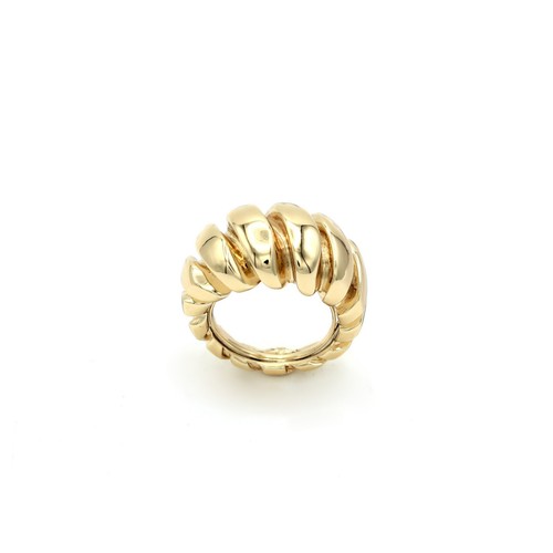 Anello donna fascia - anello, giallo