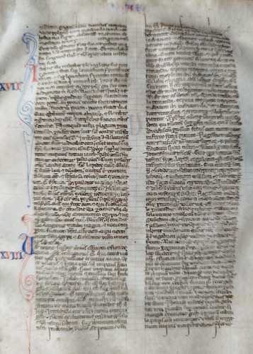 Foglio manoscritto originale